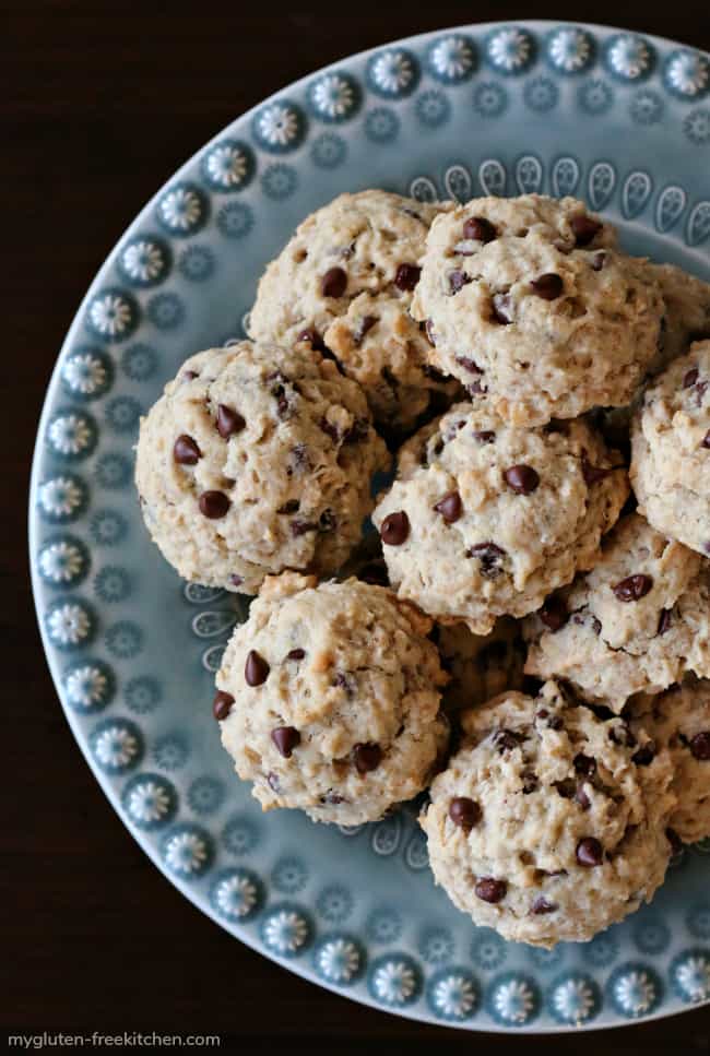 Gluten Free Banana Oatmeal Cookies