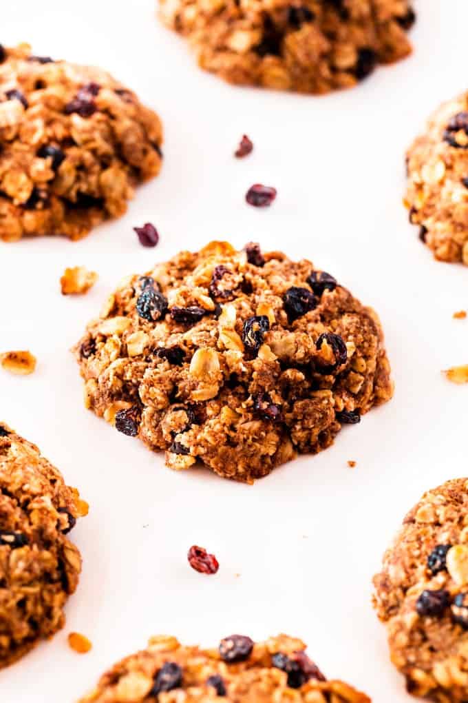 Vegan Oatmeal Raisin Cookies