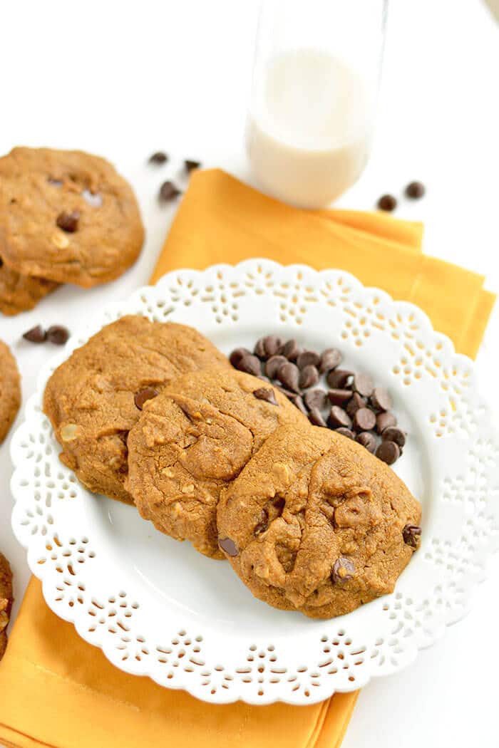 Pumpkin Chocolate Chip Cookies