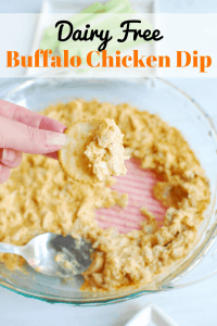 Dairy Free Buffalo Chicken Dip (No Expensive Substitutes!) - Dairy Free
