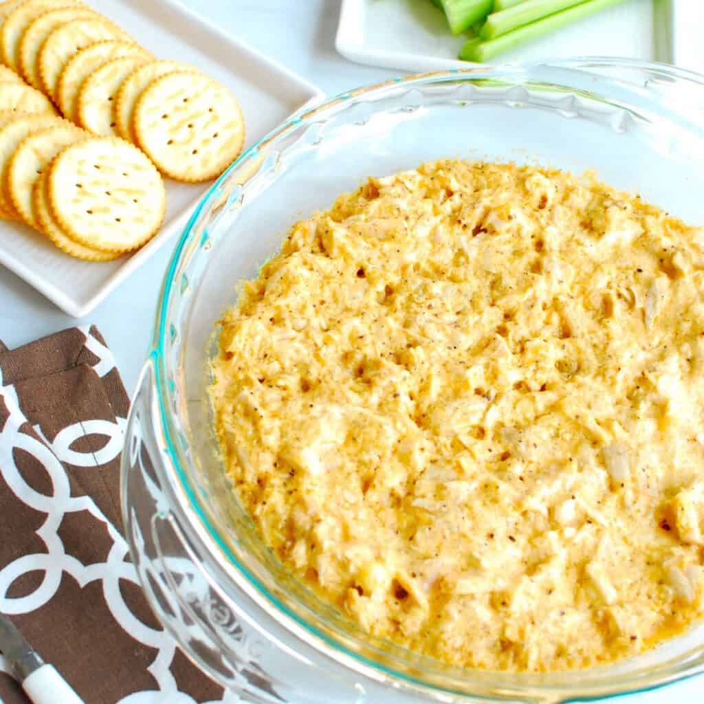 Dairy Free Buffalo Chicken Dip (No Expensive Substitutes!) Dairy Free