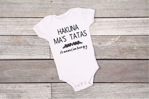 Hakuna ma tatas onesie