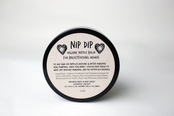 Nip Dip Organic Nipple Cream for Breastfeeding Moms