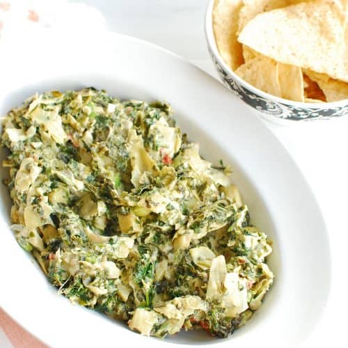 Dairy Free Spinach Artichoke Dip - Dairy Free for Baby