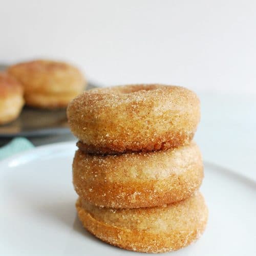 Cinnamon Sugar Dairy Free Donuts - Dairy Free for Baby