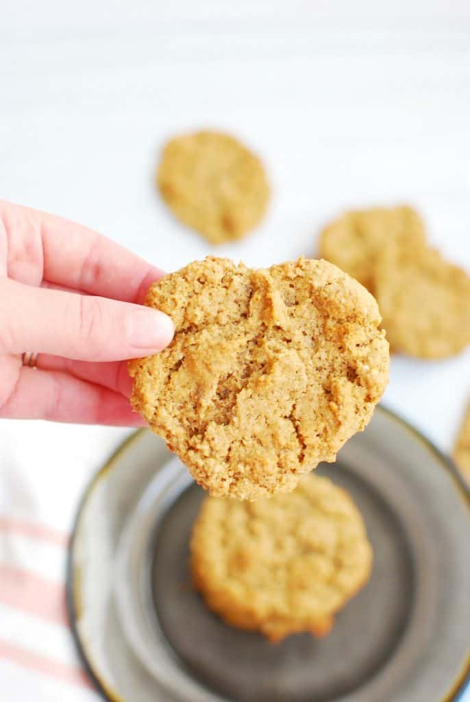 The Best Almond Flour Peanut Butter Cookies (Vegan, Gluten Free)