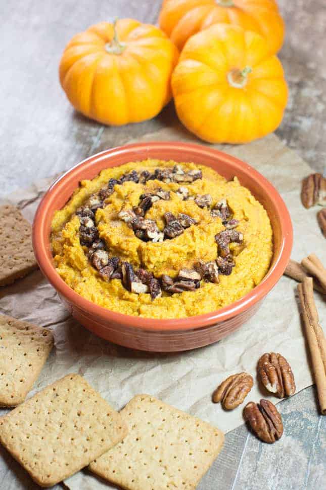 Pumpkin pie hummus