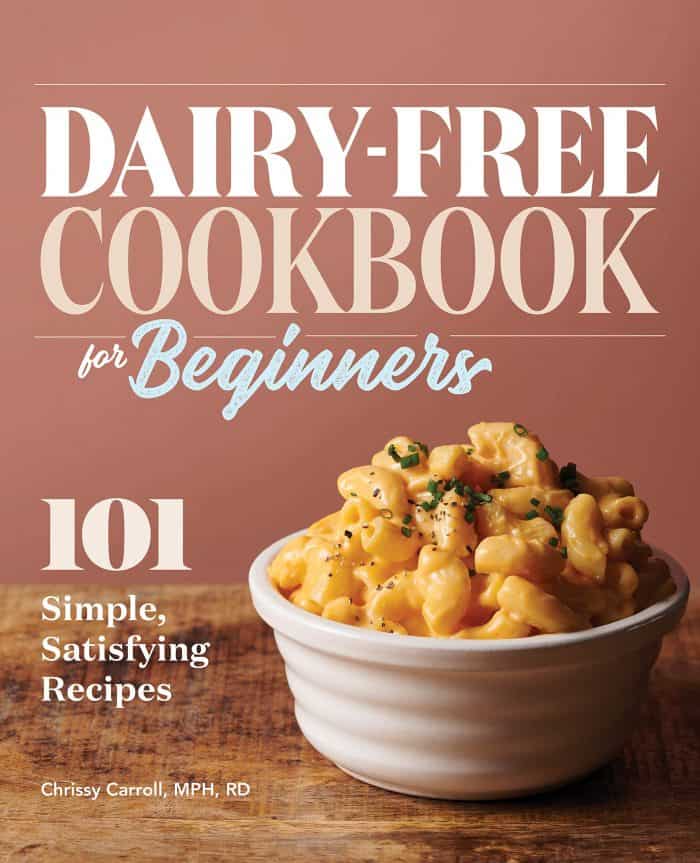 dairy free cookbook for beginners cover