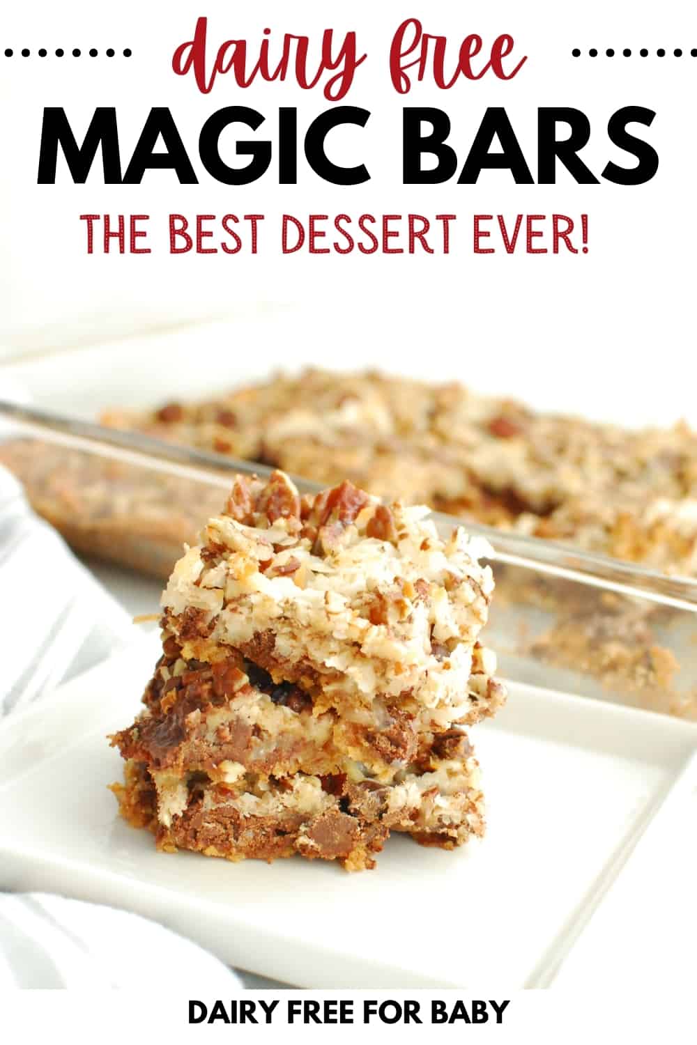 Toasted Coconut Magic Bars - Reluctant Entertainer