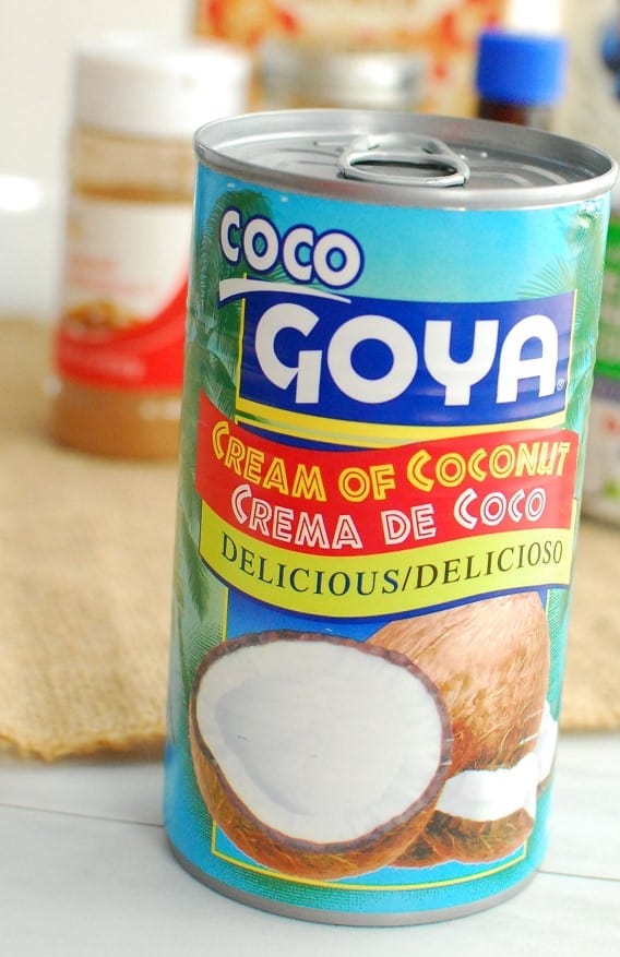a can of goya cream of coconut