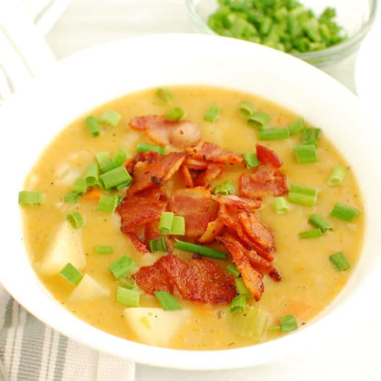 Easy Dairy Free Potato Soup - Dairy Free for Baby