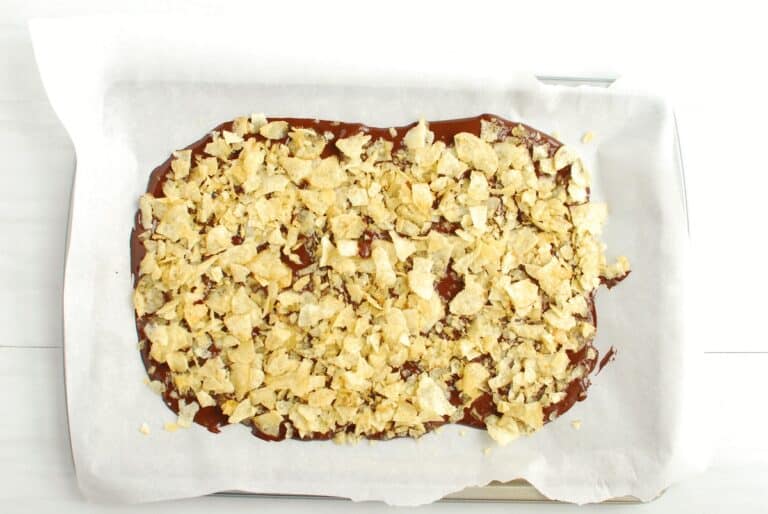 Dark Chocolate Potato Chip Bark (Dairy Free) Dairy Free for Baby