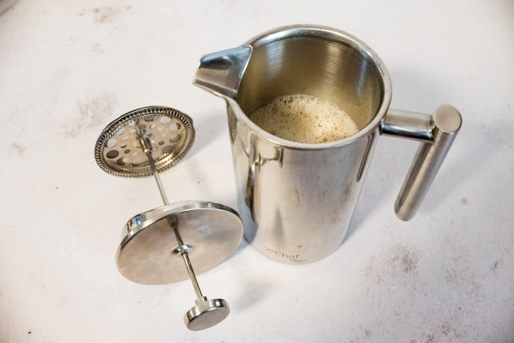 A milk frother.