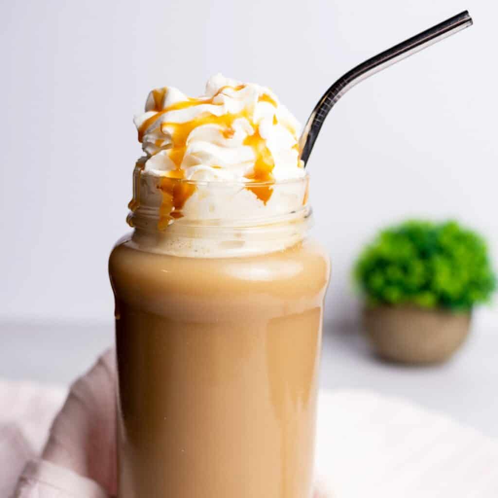 Dairy Free Caramel Oat Milk Latte Dairy Free for Baby