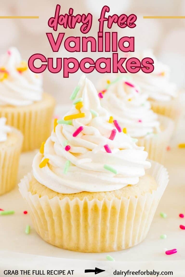 Dairy Free Vanilla Cupcakes - Dairy Free For Baby